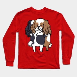 Cavalier King Charles Spaniel hugs Long Sleeve T-Shirt